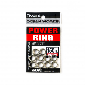 Заводные кольца Varivas Avani Ocean Works Power Ring 40Lb