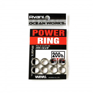 Заводные кольца Varivas Avani Ocean Works Power Ring 200Lb