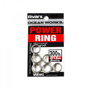 Заводные кольца Varivas Avani Ocean Works Power Ring 300Lb