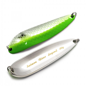 Блесна Salmon River Legend 18гр Silver-Green
