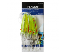 Оснастка морская Fladen Winged Octopus Rig (Lime/Red)