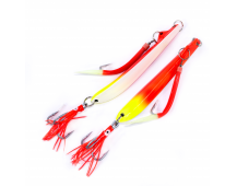 Пилькер Bottom Strike BiColor Pilk 500гр (Fl.OR-Yell/Glow)